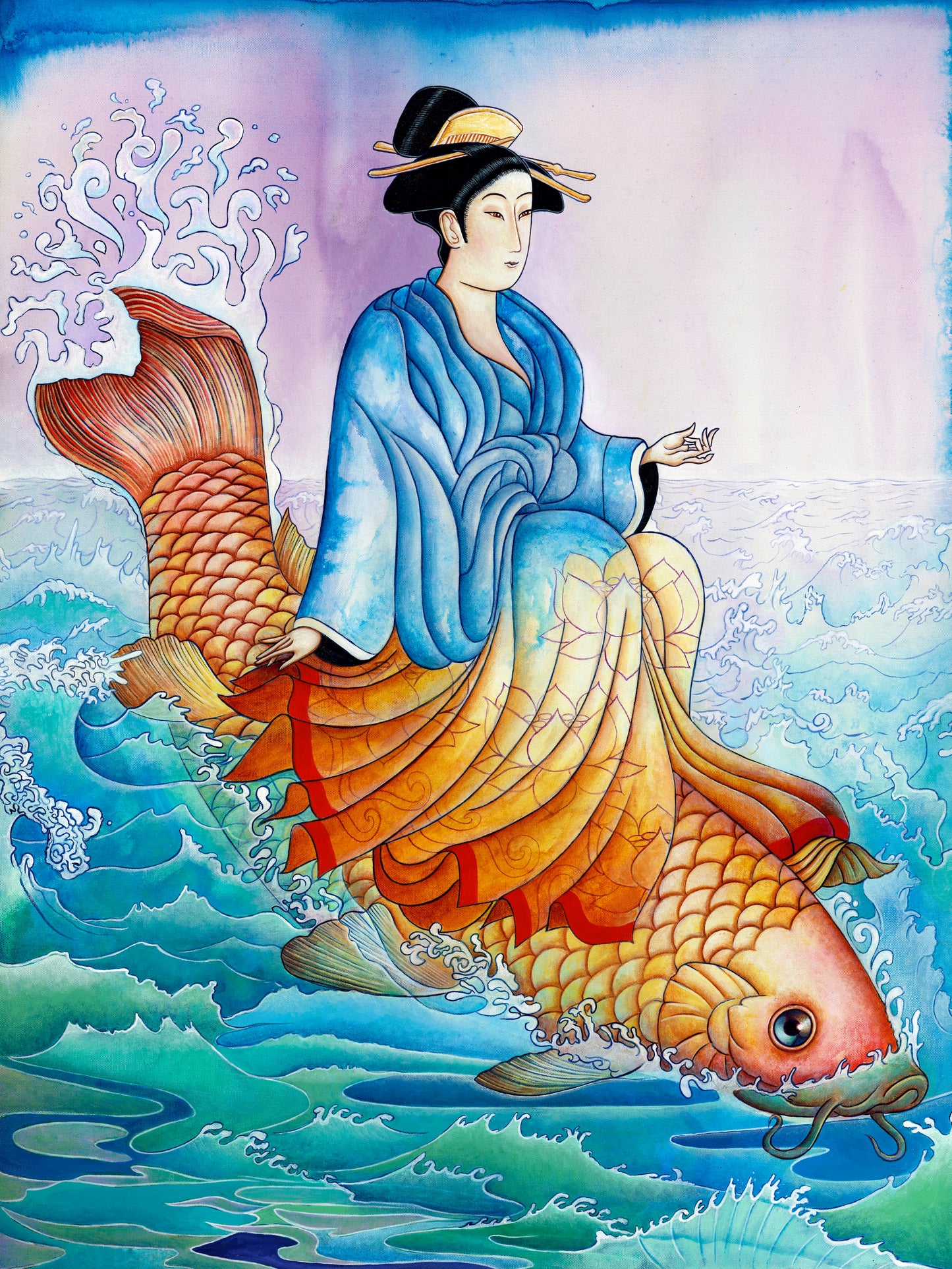 "Koi Rider" Fine art print