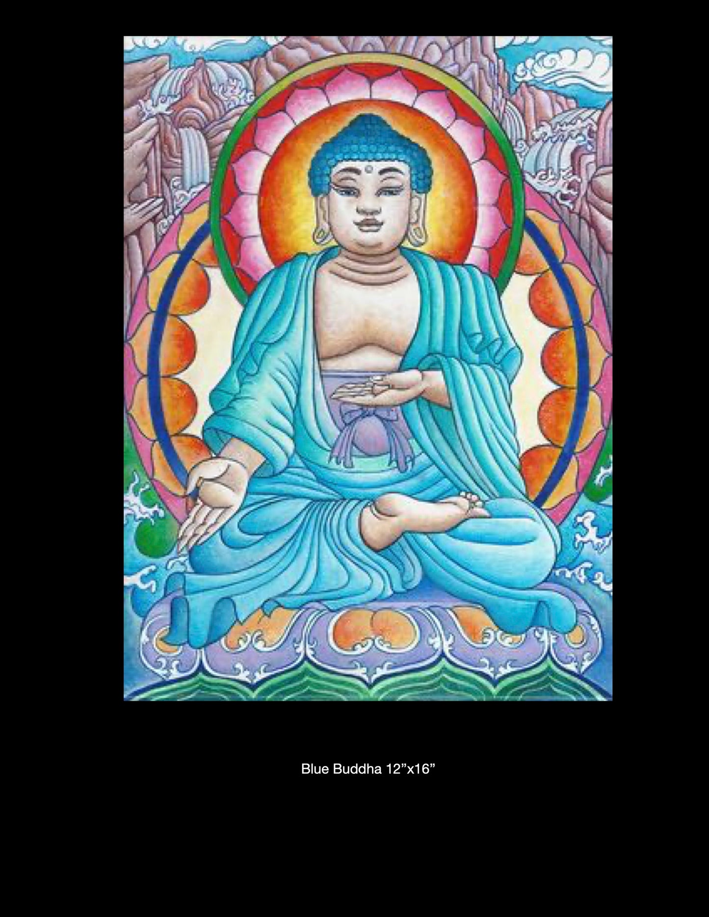 Blue Buddha