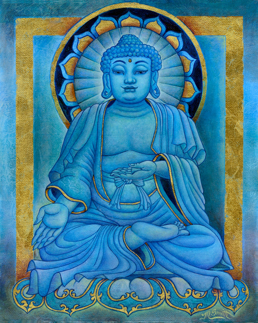 "Blue Buddha"- Fine Art Print