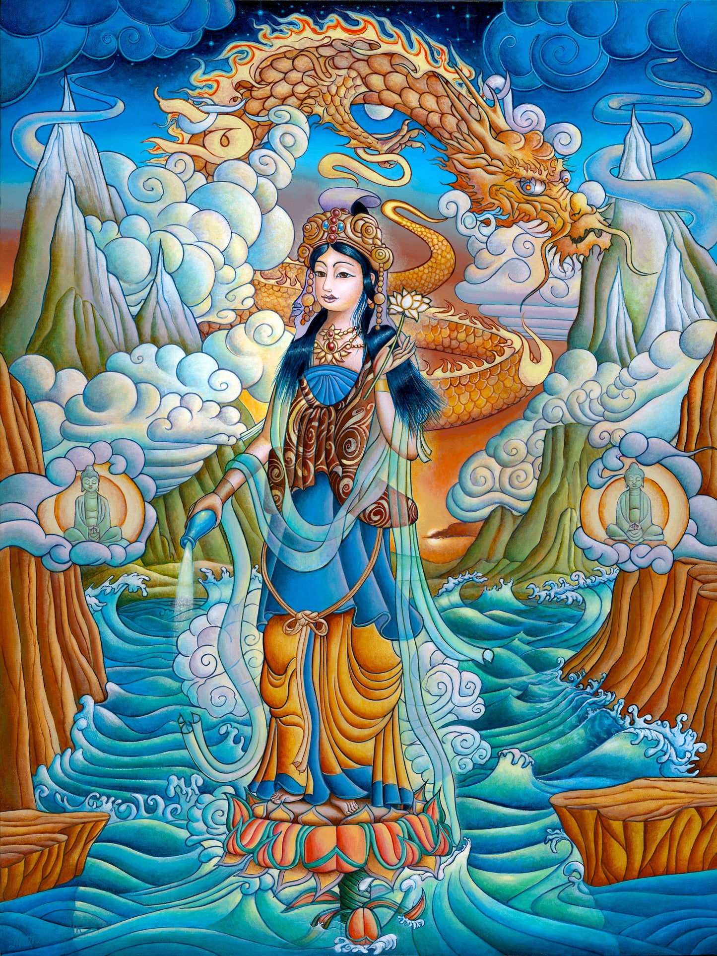 "Quan Yin Dragon" Fine art print